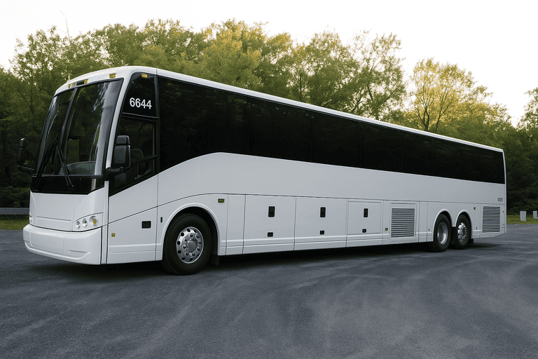 exterior of Colorado Springs Minibus Company coach bus