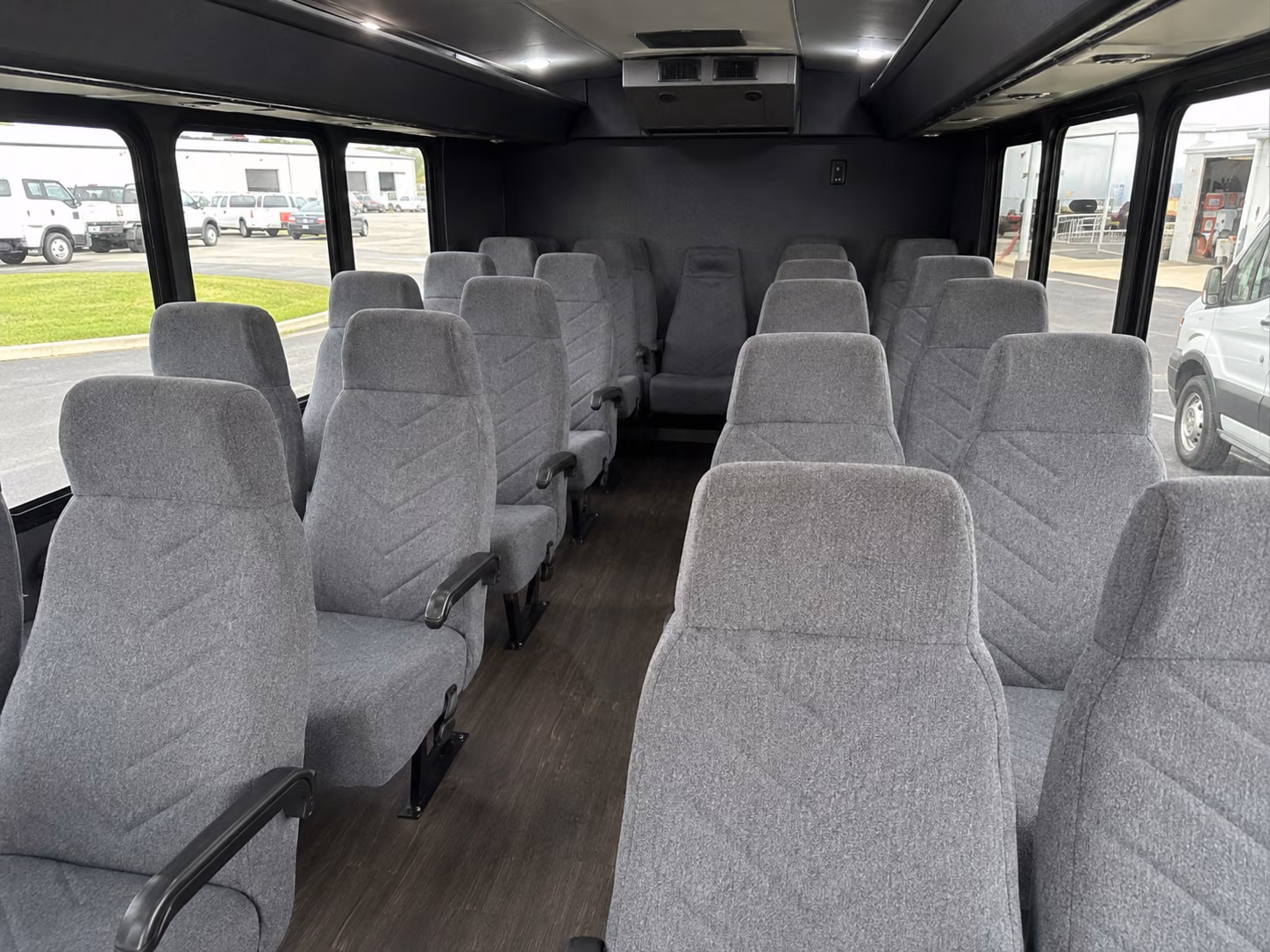colorado springs 18 passenger minibus inside