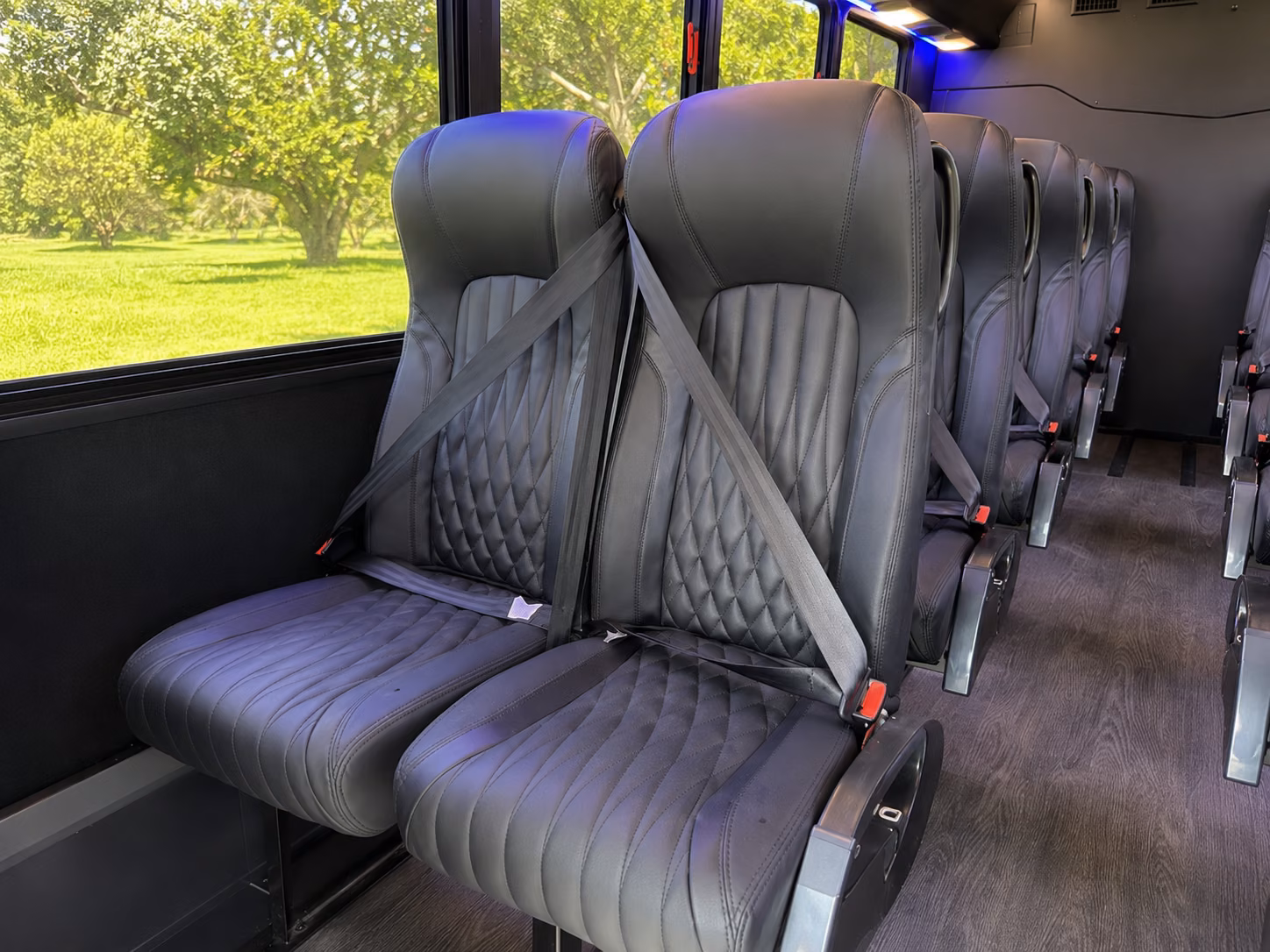 colorado springs 20 passenger minibus interior