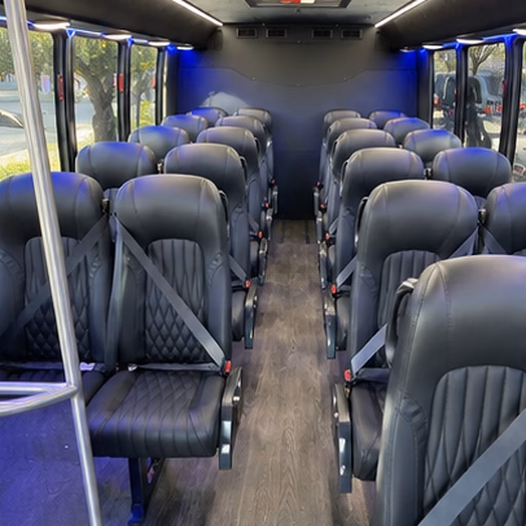 colorado springs 25 passenger minibus inside