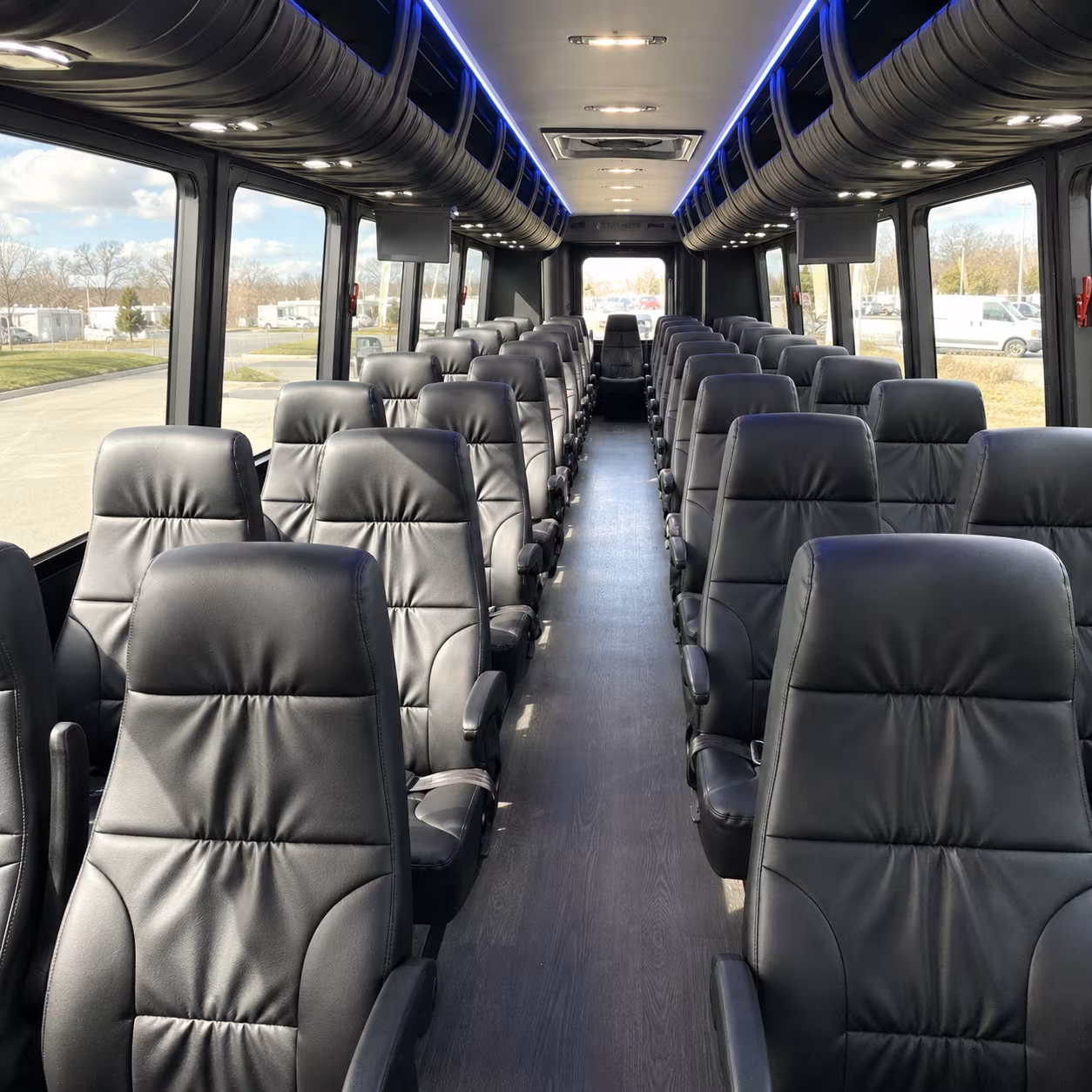 colorado springs 28 passenger minibus inside