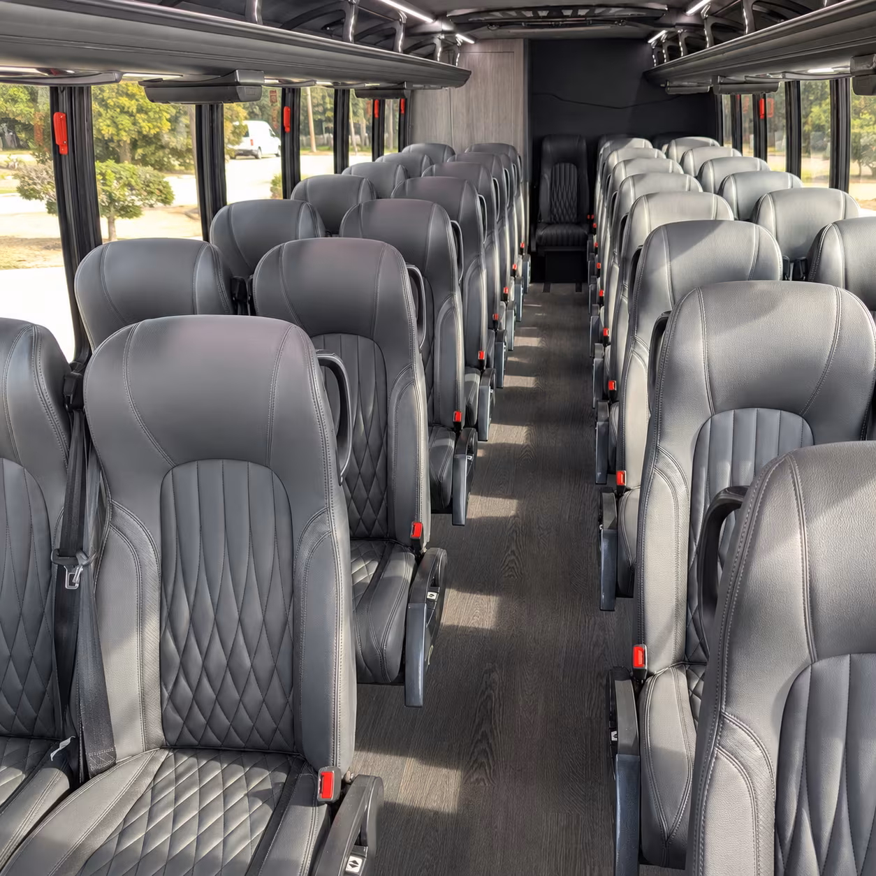 colorado springs 28 passenger minibus interior