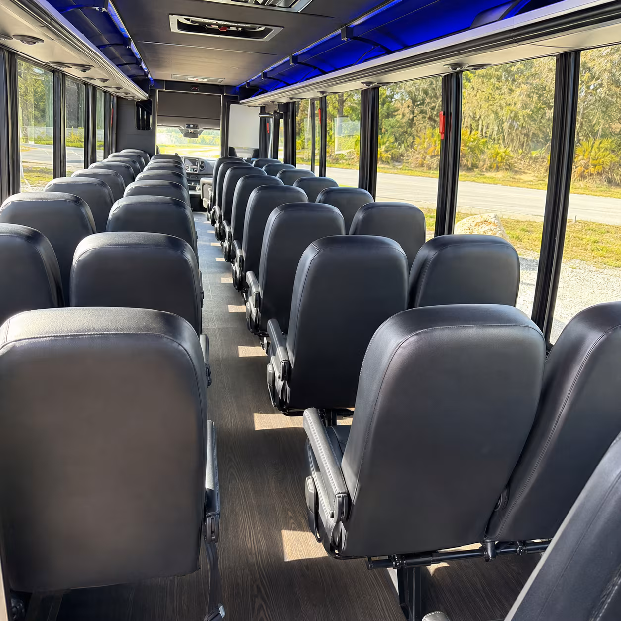 colorado springs 30 passenger minibus interior