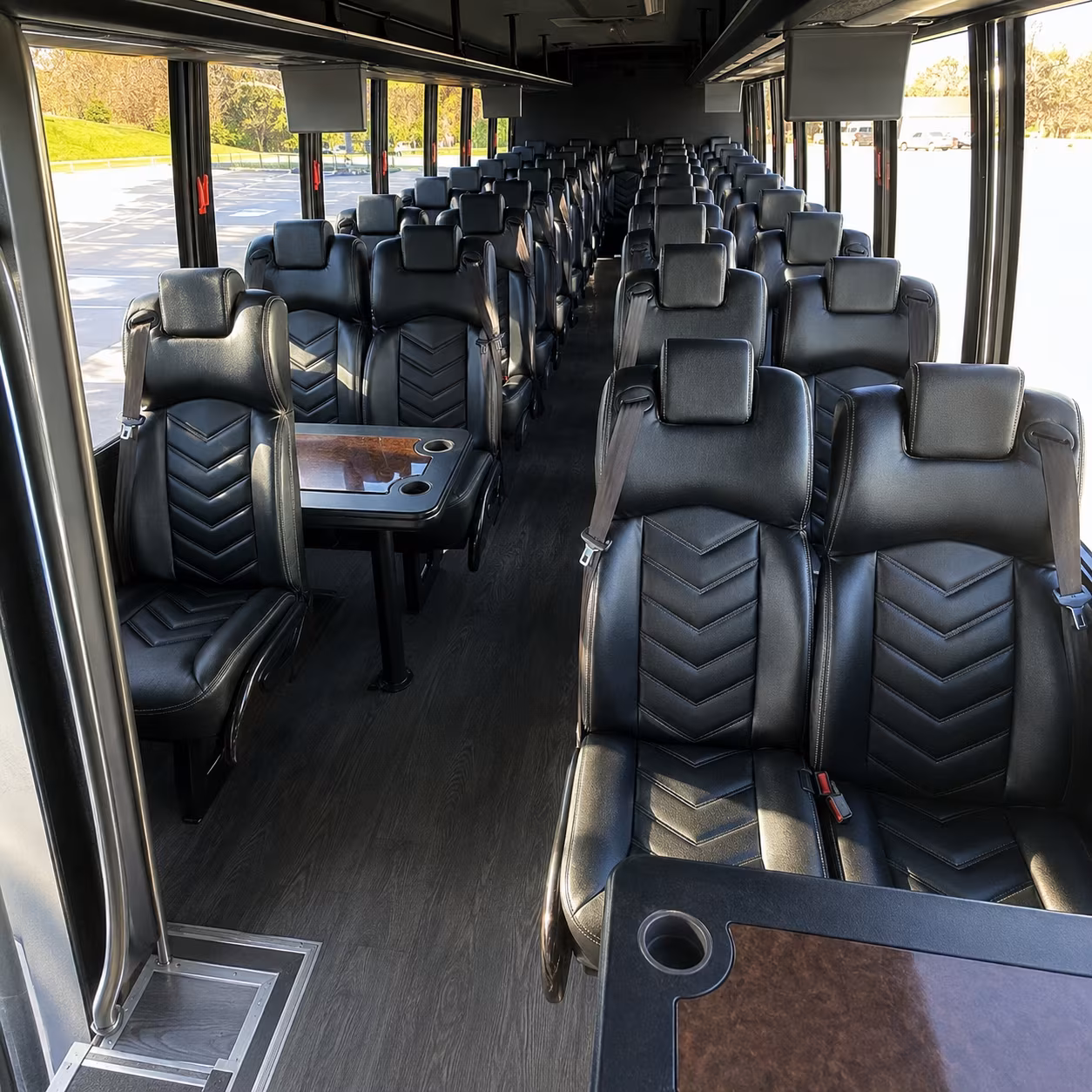 colorado springs 35 passenger minibus inside