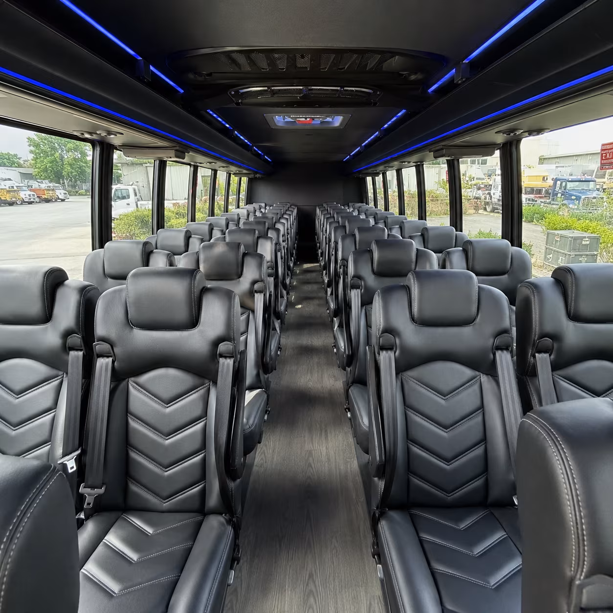 colorado springs 35 passenger minibus interior