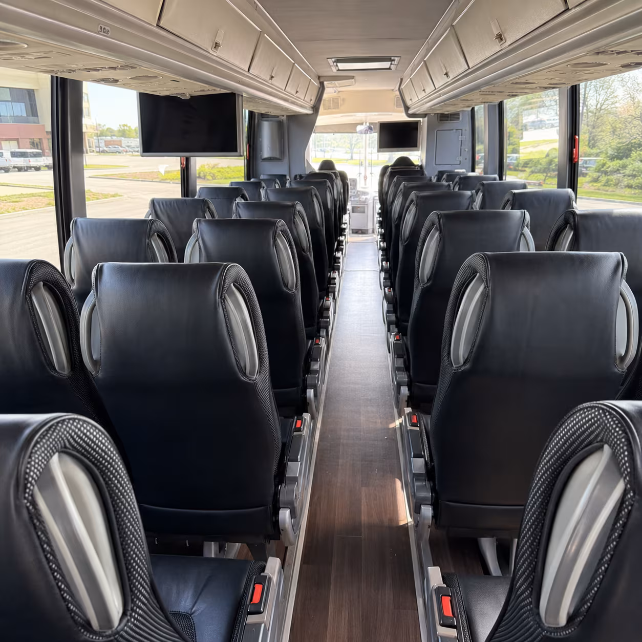 colorado springs 56 passenger charter bus inside