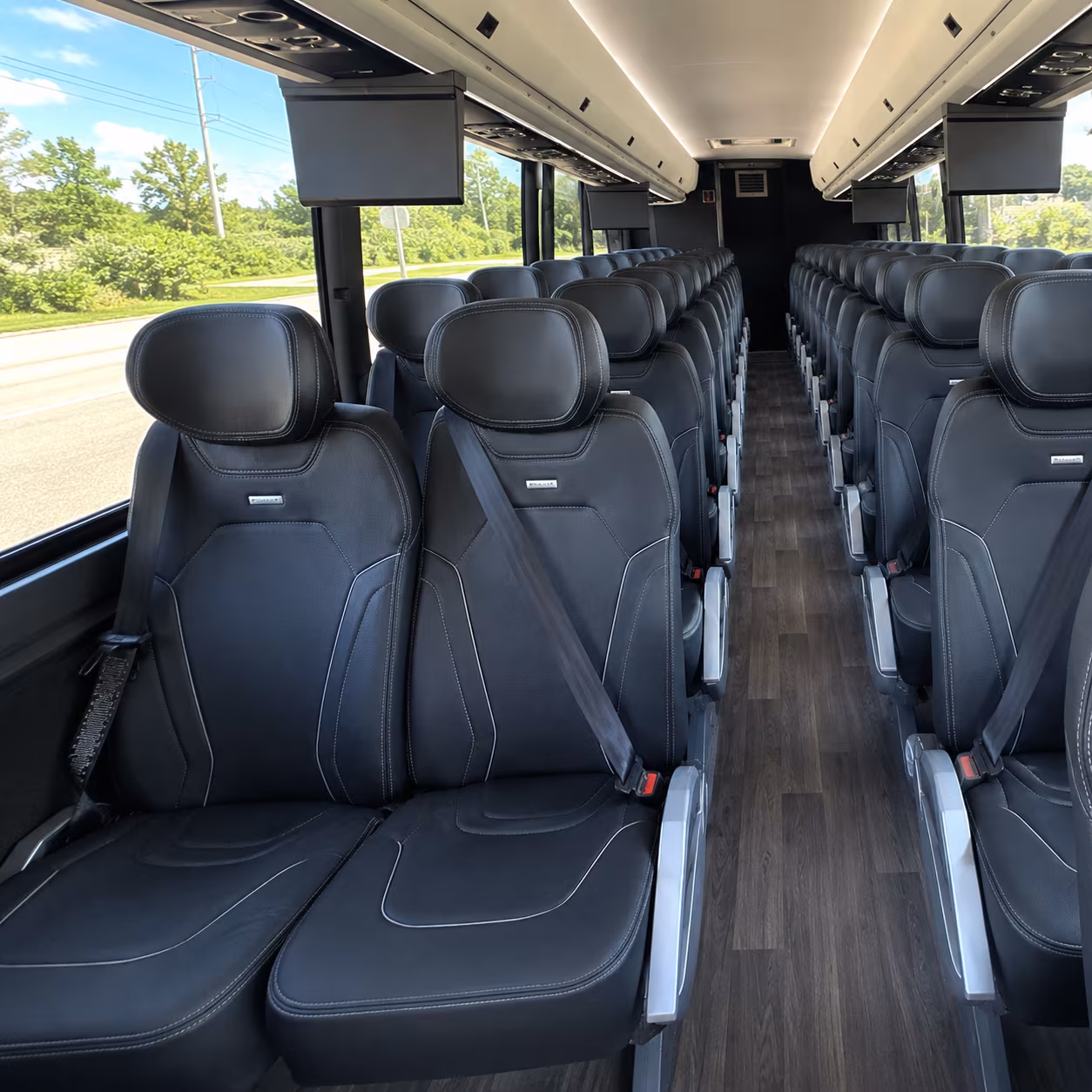 colorado springs charter bus inside