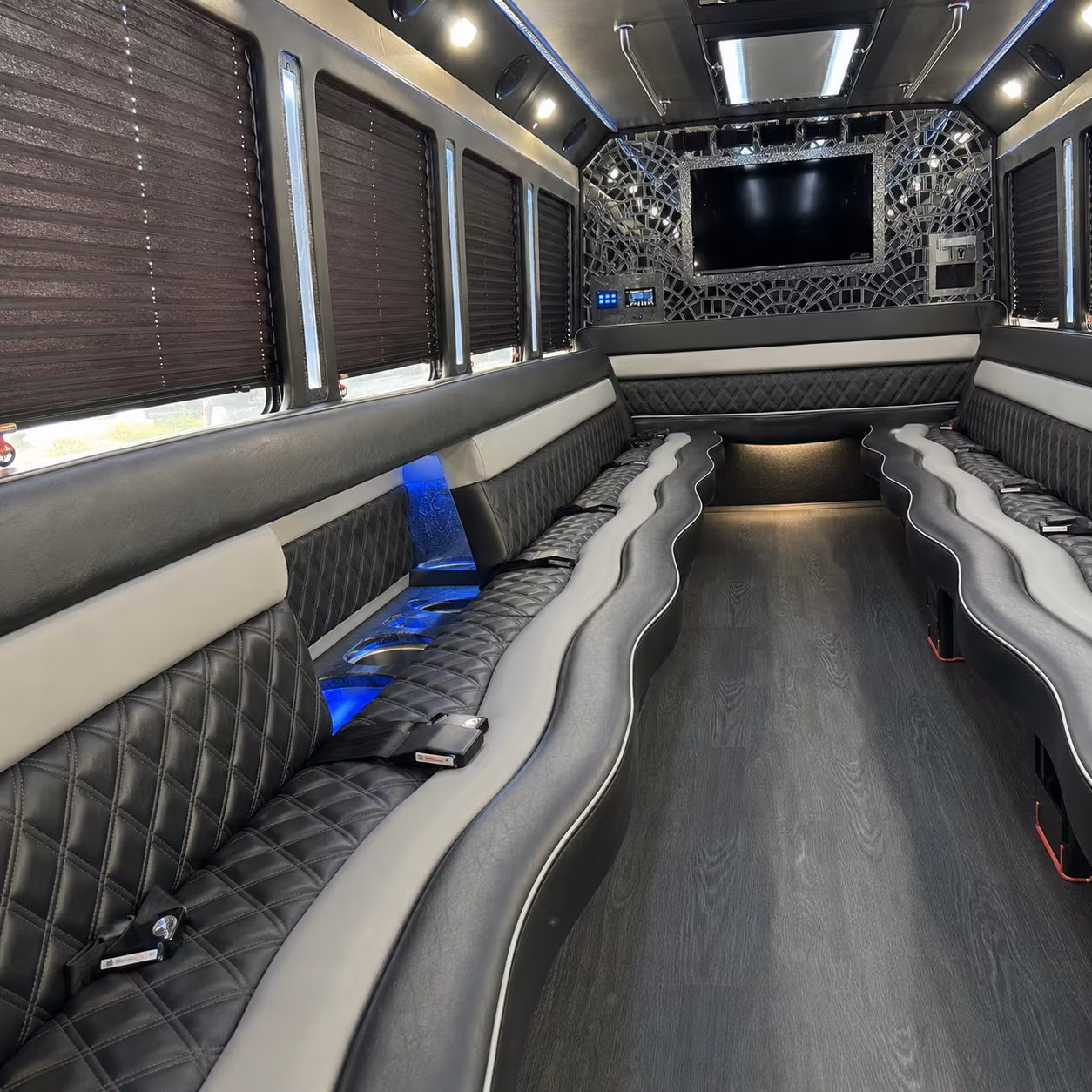 colorado springs night town party bus rental