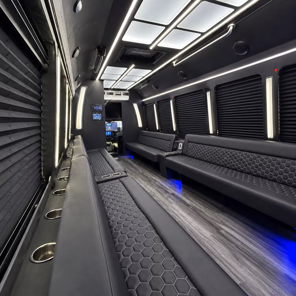 colorado springs party bus interior