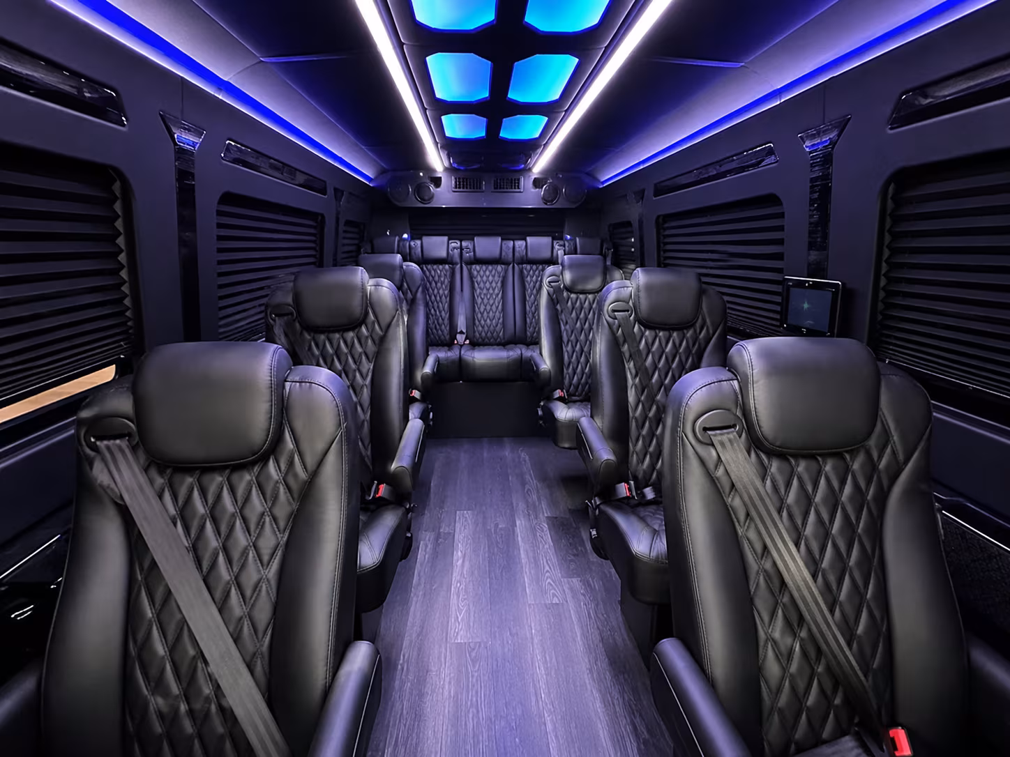 colorado springs sprinter van with driver inside